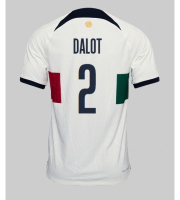 Portugal Diogo Dalot #2 Bortedrakt VM 2022 Kortermet